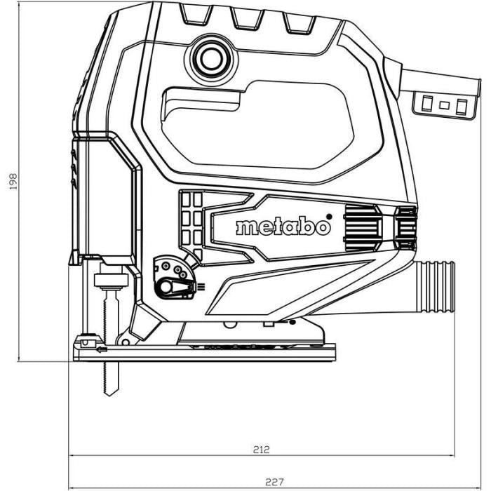 Scatola per seghetto alternativo - METABO - STEB 65 Quick - 20 lame