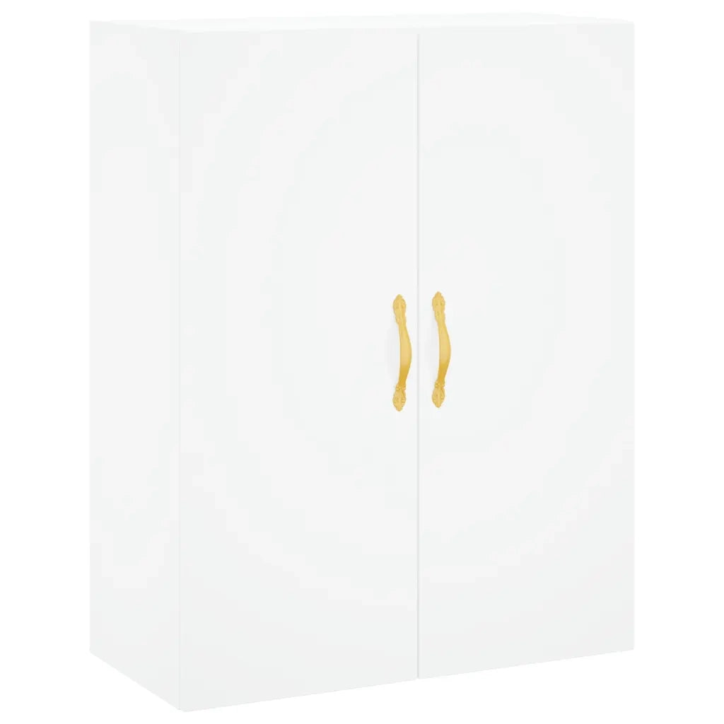 Credenza Bianca 69,5x34x180 cm in Legno Multistrato 3195995