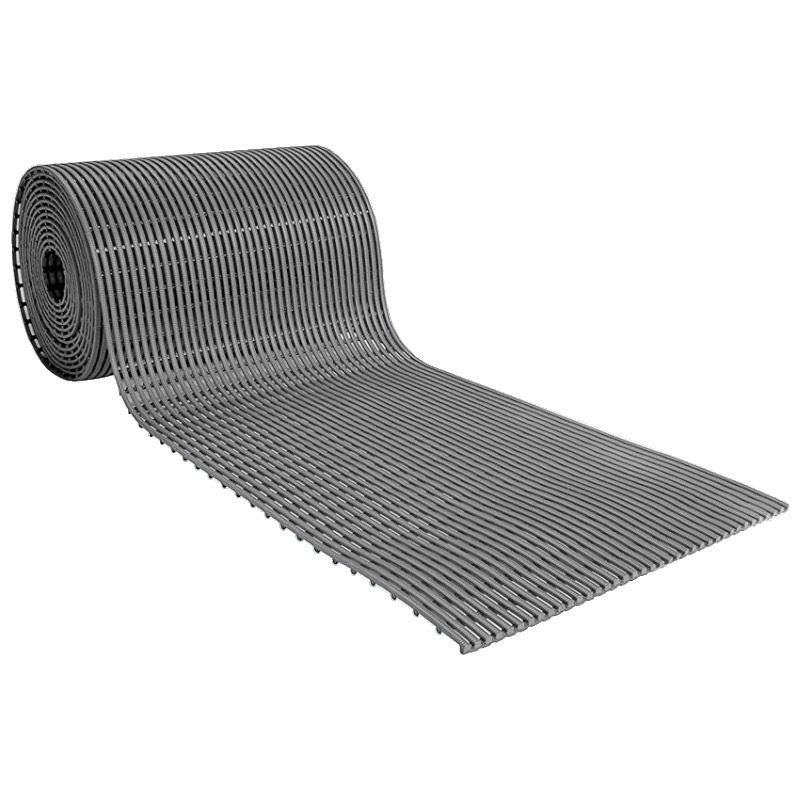 Tappetino Antiscivolo Heronrib 10 M X 122 Cm Colore White Misure: 10 x 1 m, Colore: Charcoal Grey