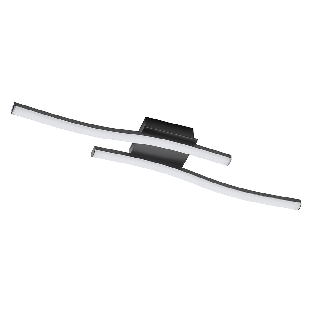 Plafoniera LED Serie Tratti 10W 1450LM Col. Nero