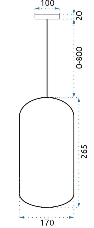 Lampada Led Da Soffitto Pensile Di Vetro App442-cp