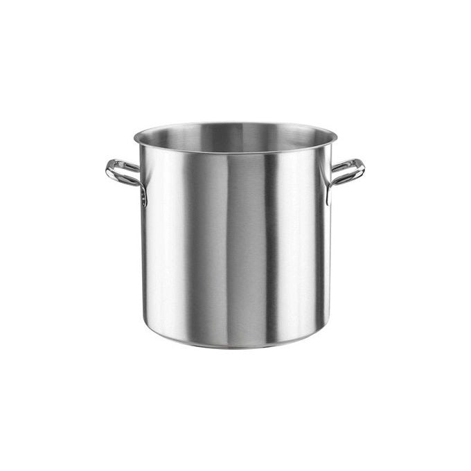 PINTINOX PNT670A28 Tender Pentola in Acciaio Inox 28 cm 17 lt 2 Manici Fondo Induzione colore Acciaio