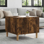 Tavolino da salotto con cassetto Rovere Fumo 49 x 50 x 40 cm 894740