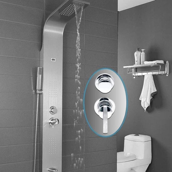 Montaggio a Spago Doccia in Ottone per Bagno - 2/3/4/5 Modalità Uscita