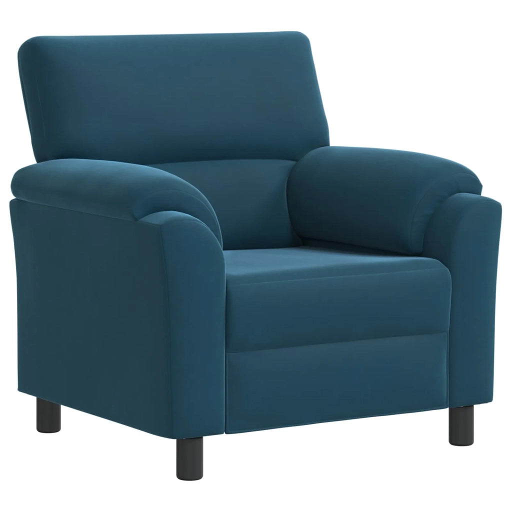 Set di divani 2 pcs Blu Velluto 3430457