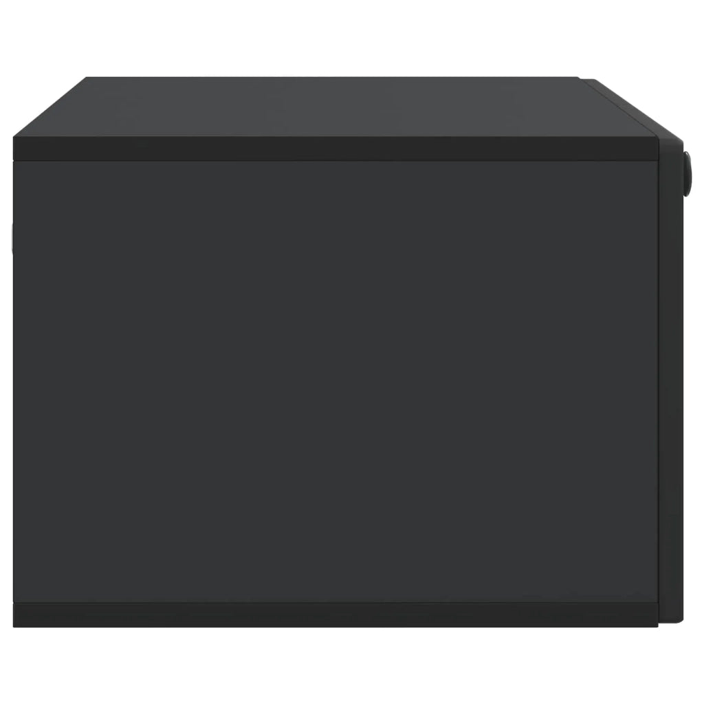 Mobile Porta TV da Muro Nero 78,5 x 41 x 30 cm 898006