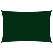Vela ombreggiante/ombrellone rettangolare in tessuto Oxford 5 x 8 m verde scuro 02_0009732