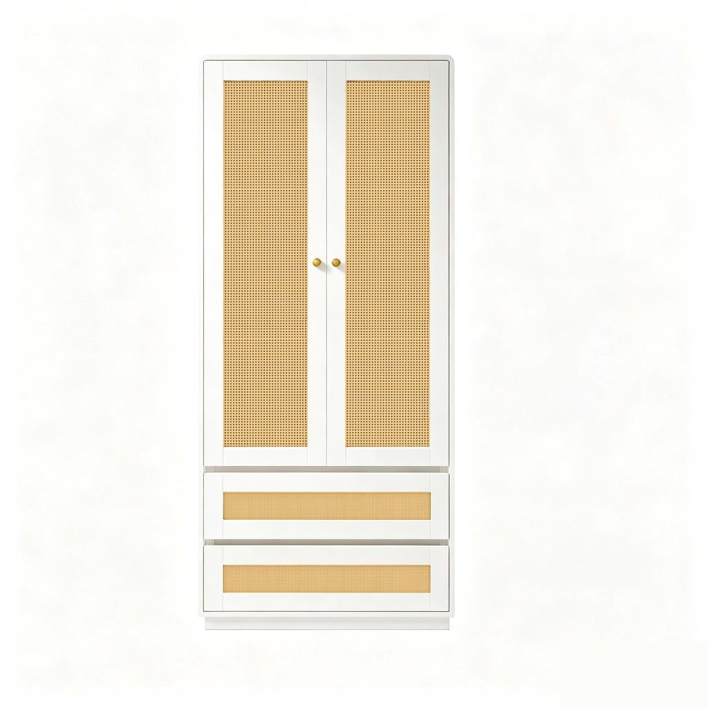 ARMADIO con doppie ante, 70 x 55 x 170 cm, Legno, Bianco