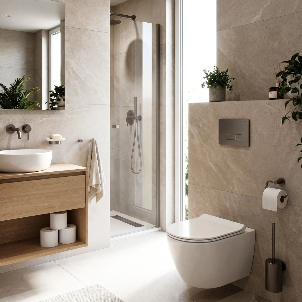 Pulsante Per Supporto Set Da Incasso Wc Rea Hd K011a-q E Slim 024n Titan