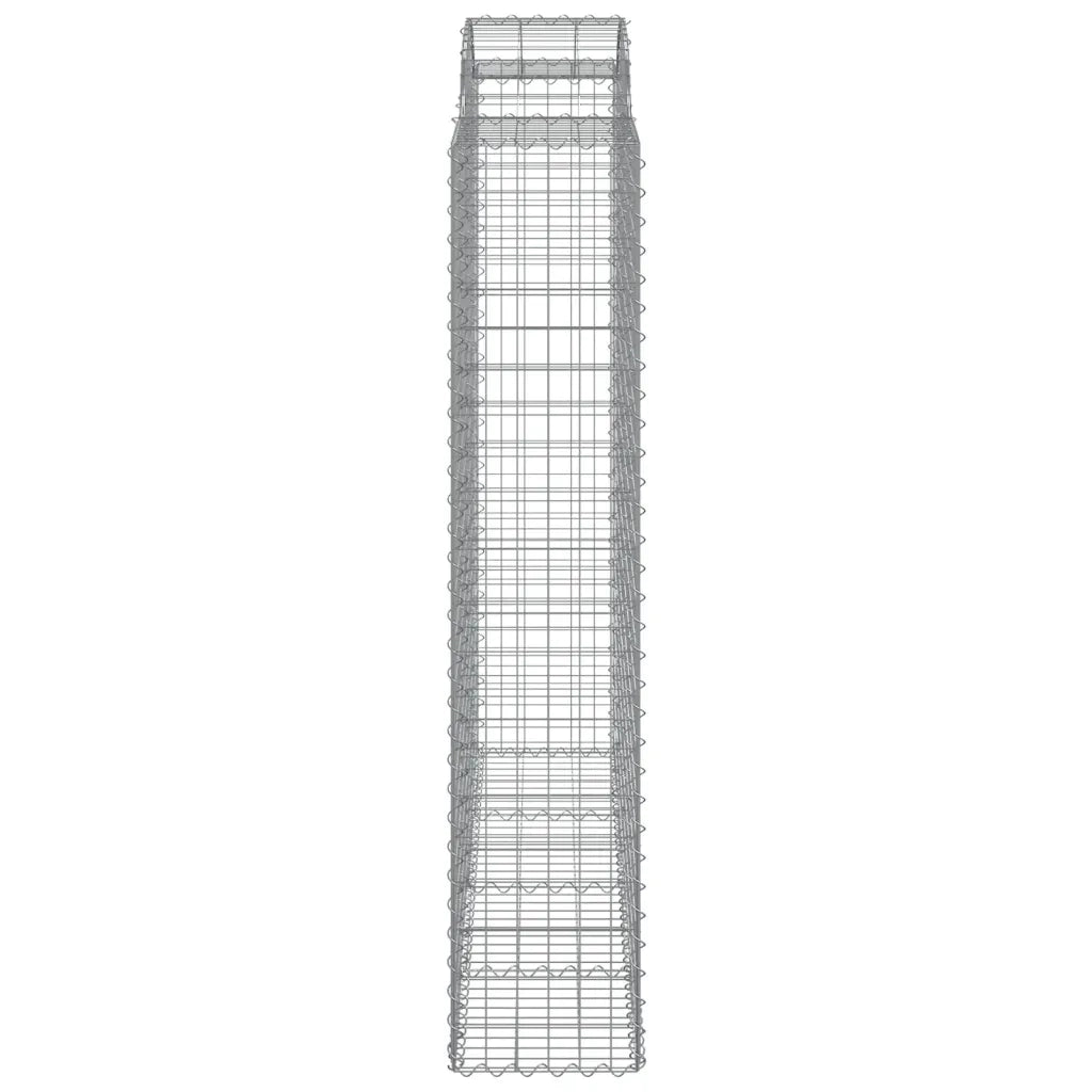 Cesti Gabbioni ad Arco 11 pz 200x50x200/220 cm Ferro Zincato 3146434