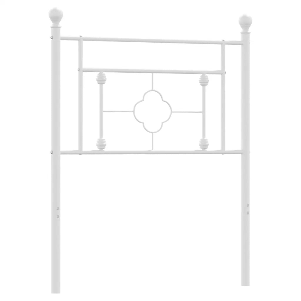 Testiera di Ricambio in Metallo Bianco 75 cm 374414