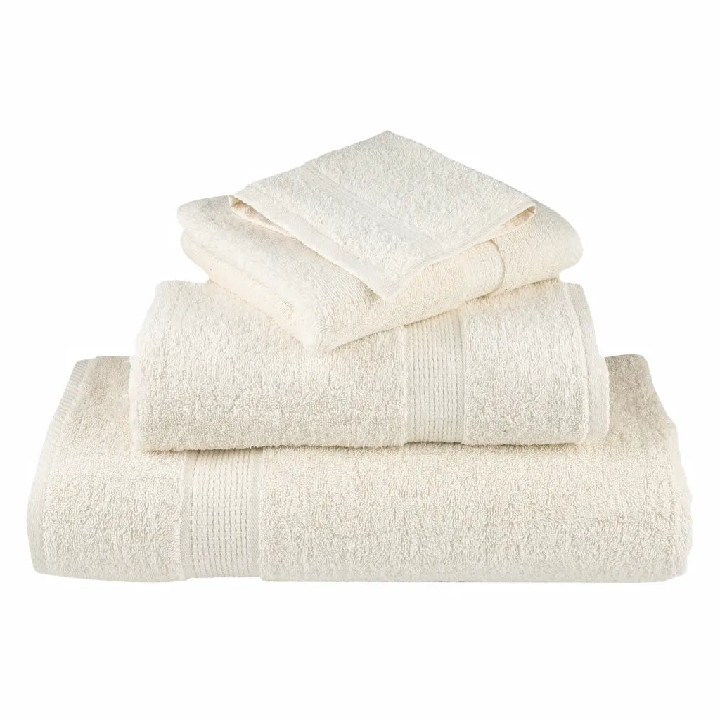 Asciugamani per Sauna SOLUND 10 pz Crema 80x200cm 600 g/m² 137484