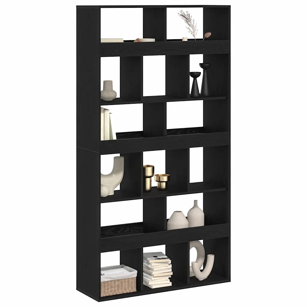 Armadio per Libri 2 pcs Rovere Nero 100 x 33 x 93.75 cm