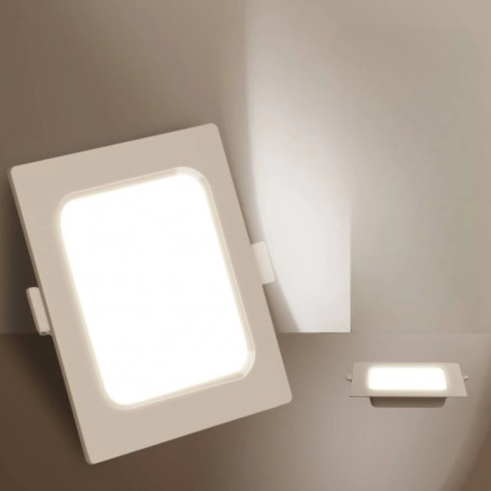 Optonica mini pannelli led quadrati backlit 6000k superficie retroilluminata *** potenza 6w, confezione 1