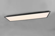 ALPHA PLAFONIERA LED 34W 4200lm, 3000KRETTANGOLARE BORDO NERO 119,5X29,5CM