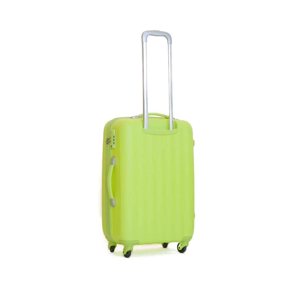Trolley Valigia Media Rigida in ABS 4 Ruote TSA Ravizzoni Icon Verde Mela