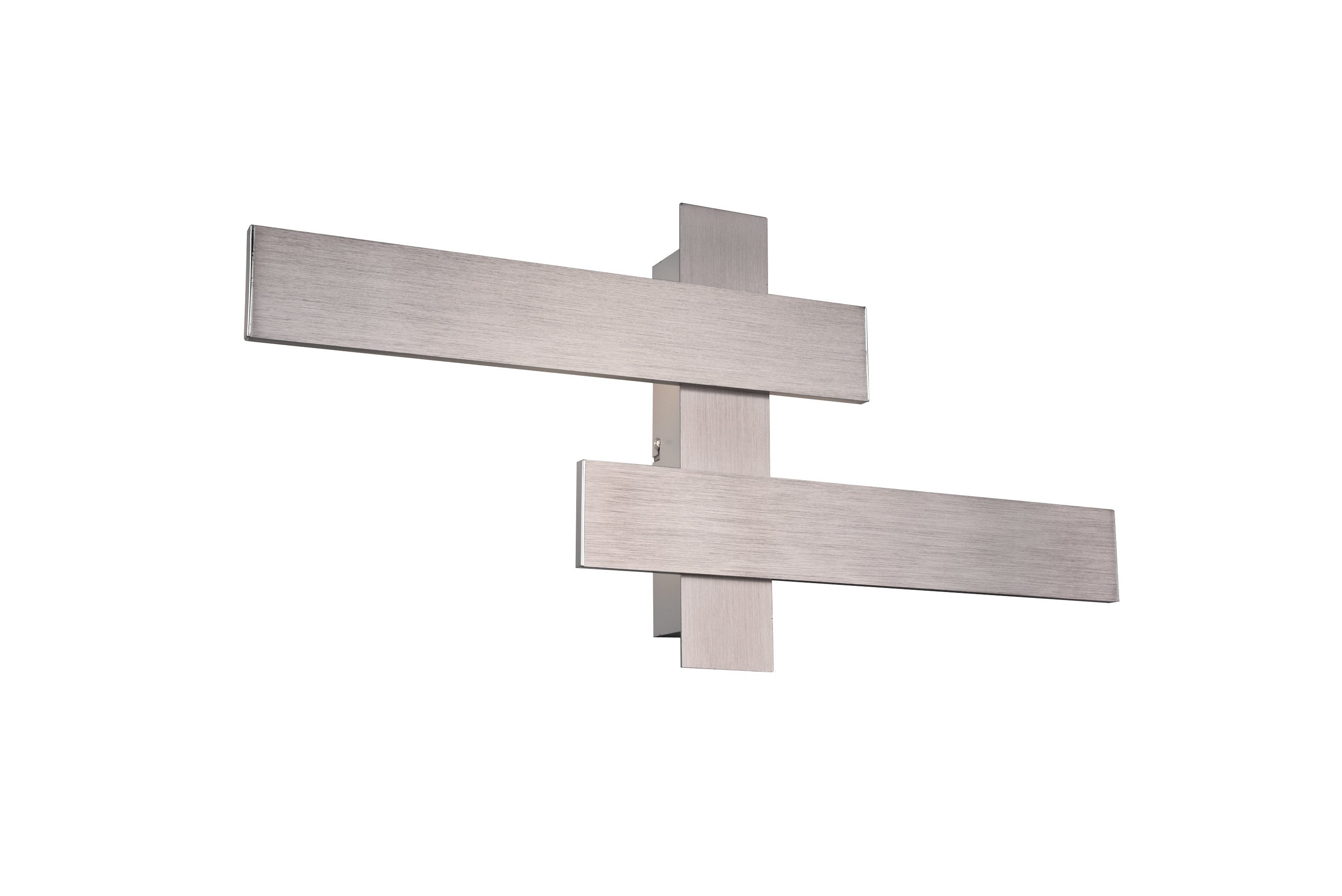 Applique da Interno a LED in Metallo Nickel Opaco