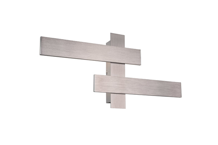 Applique da Interno a LED in Metallo Nickel Opaco