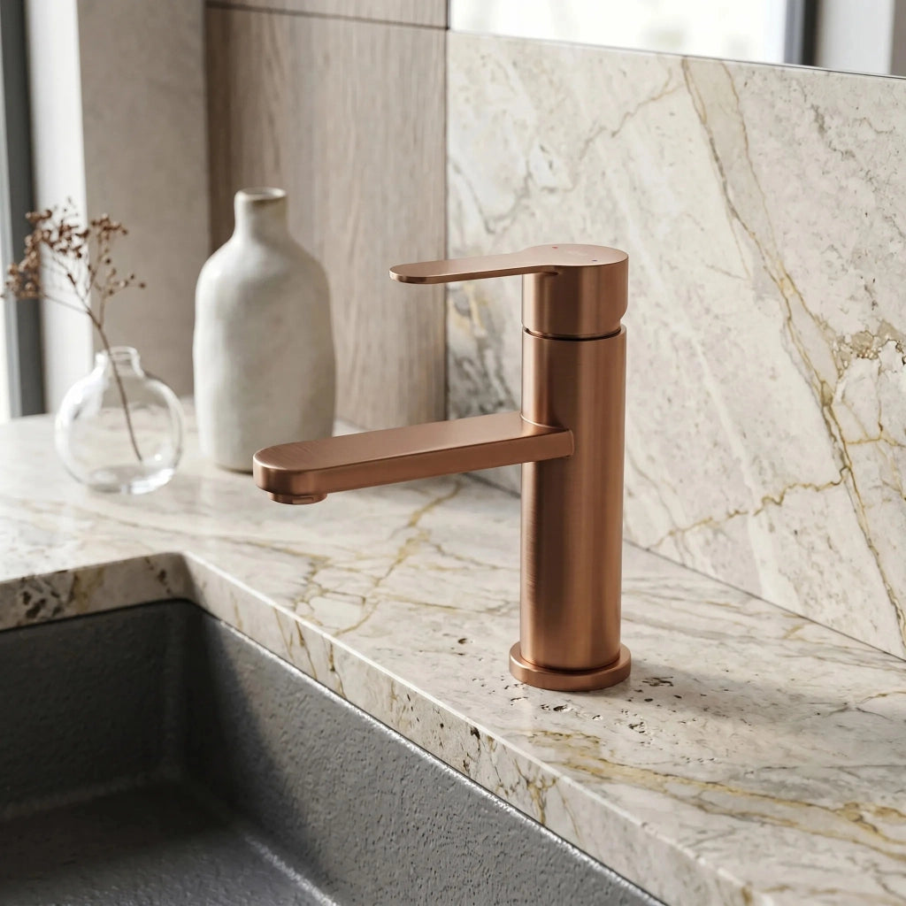 Rubinetto Da Bagno Rea Arcos Brush Copper