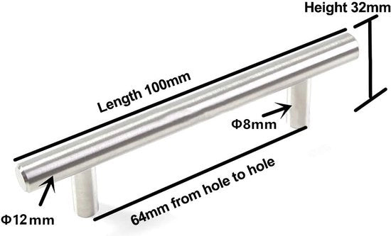 Maniglia di apertura porta, Cerniera / maniglia porta, porta balcone, Cerniera esterna per porte scorrevoli, maniglia porta / maniglia 6pz 64mm