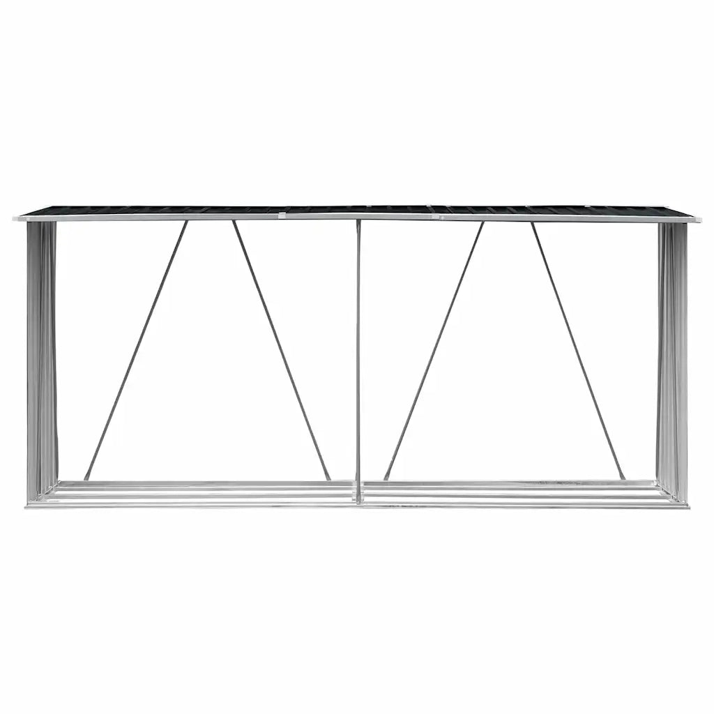 Capannone da Giardino in Acciaio Zincato 330x84x152cm Antracite CFW5208957