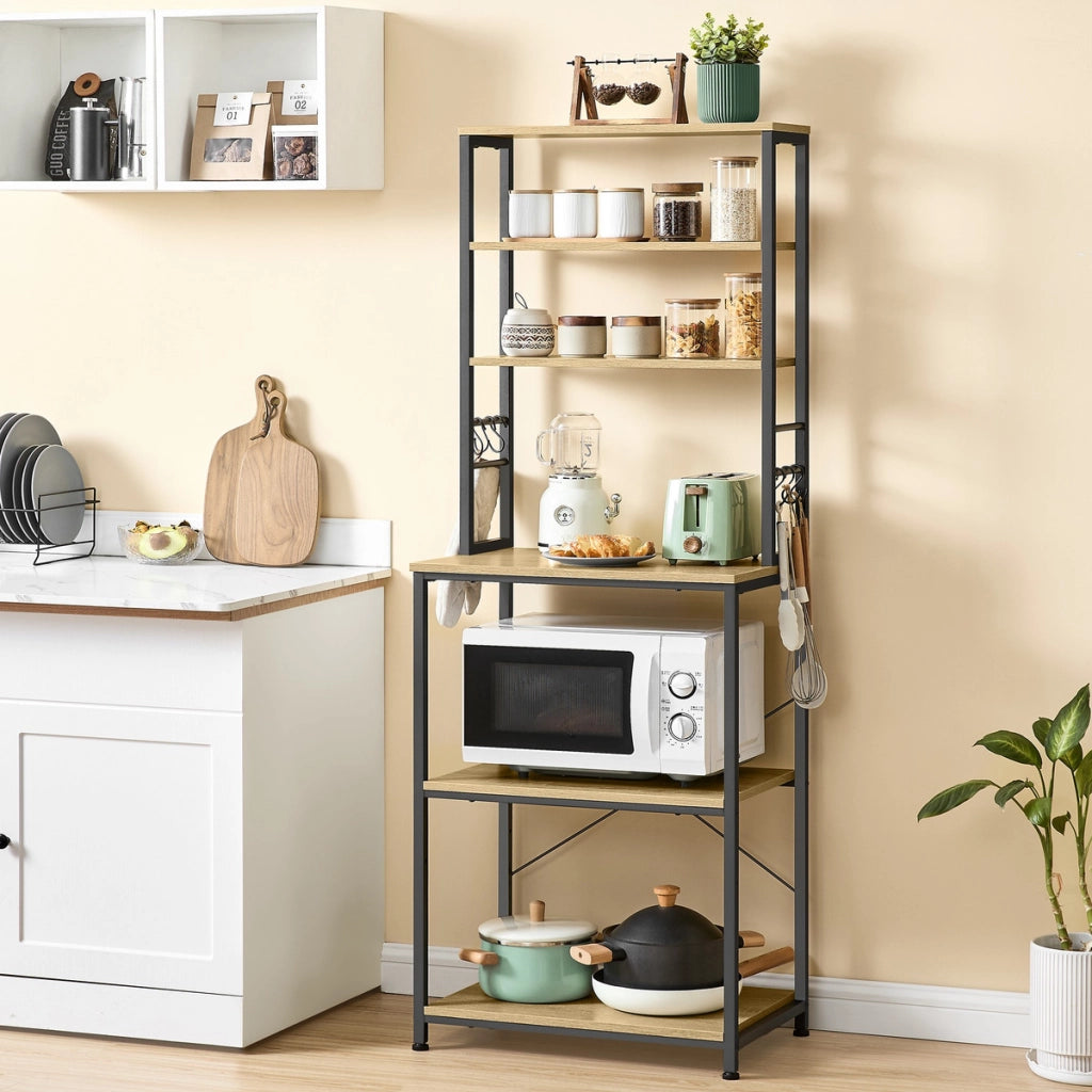 Scaffale da cucina industriale Artisan con porta spezie