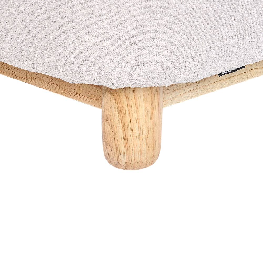 Sedia per animali tessuto in poliestere beige Sedile senza braccioli per cameretta per bambini Design moderno Dinosauro