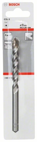2608597664 - Punte per calcestruzzo CYL-3 9 x 80 x 120 mm, d 8 mm