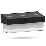 Applique solare LED da esterno con sensore di movimento IP54 1000lm luce fredda 6000K 3 modalità crepuscolare ricarica solare