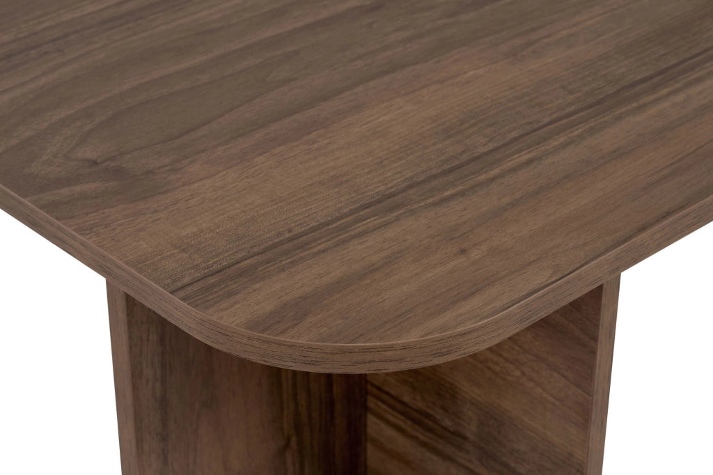 Tavolino in legno "Akira" 120 x 60 x 41 cm - Noce