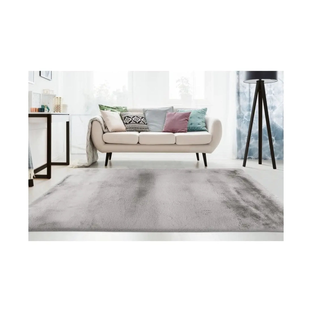 Tappeto 290x200cm, design E009Y colore argento - Comfort ed eleganza per il tuo interno