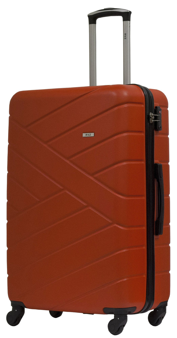 Trolley Valigia Grande Rigida in ABS 4 Ruote TSA Ravizzoni Giove Rosso