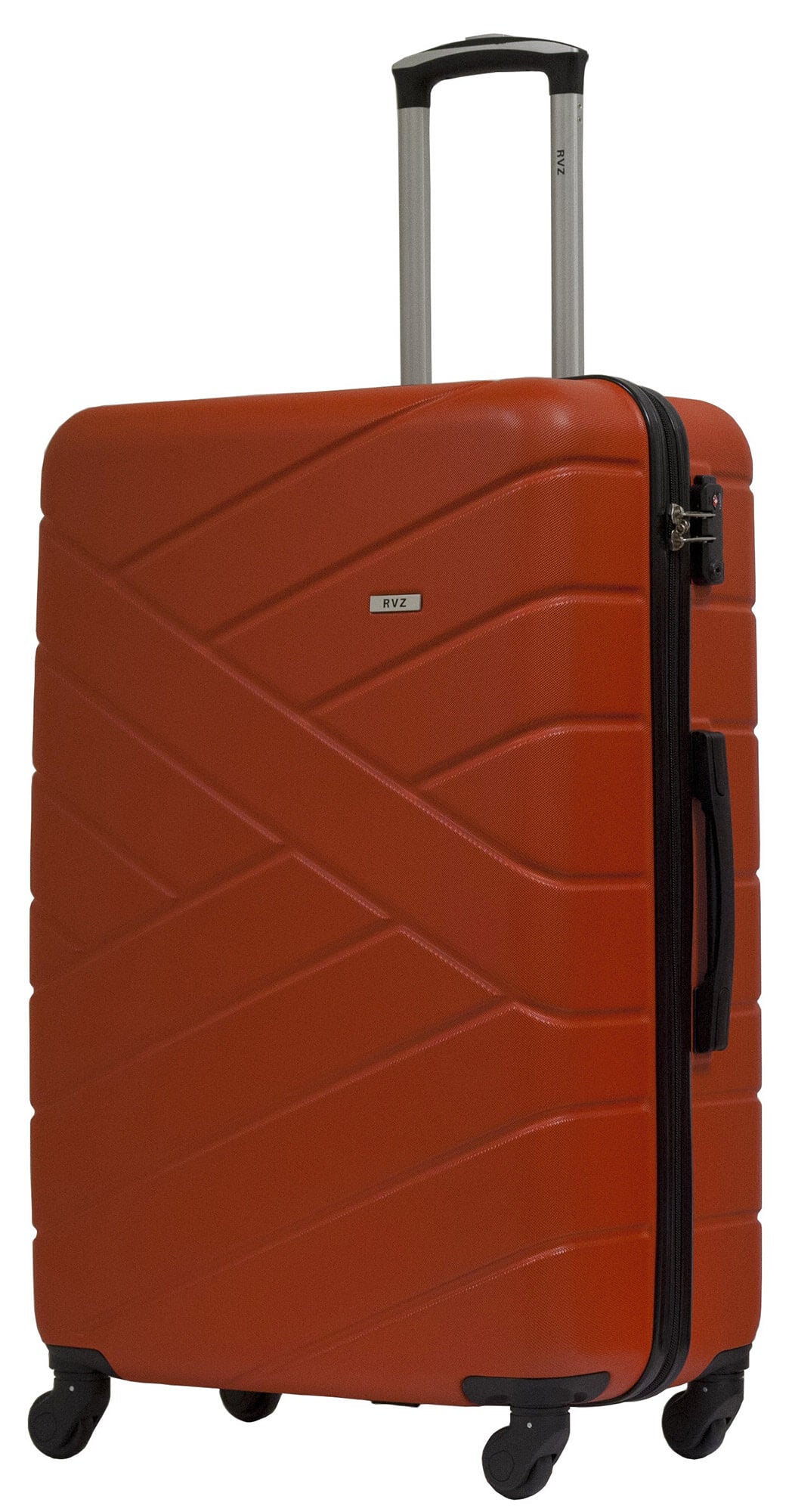 Set 3 Valigie Trolley Rigide in ABS 4 Ruote TSA Ravizzoni Giove Rosso