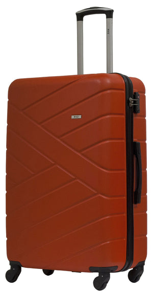 Set 3 Valigie Trolley Rigide in ABS 4 Ruote TSA Ravizzoni Giove Rosso