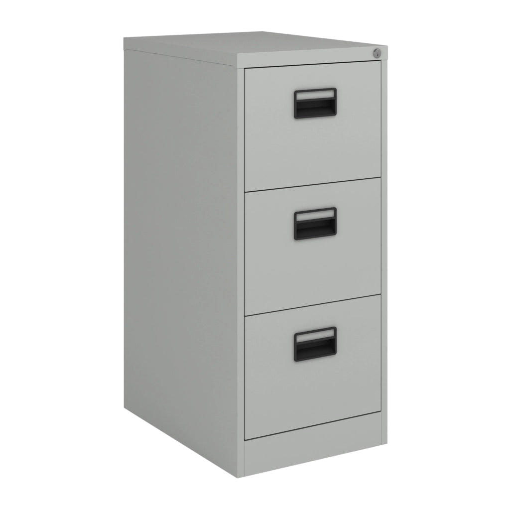 Cassettiera Rääkkylä in Acciaio con 3 Cassetti 103 x 45 x 62 cm - Grigio [en.casa]