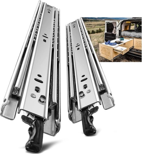 Ladro Uittrekbare con Blocco per Carichi Pesanti fino a 68 Kg, 300 mm, 1 Paar