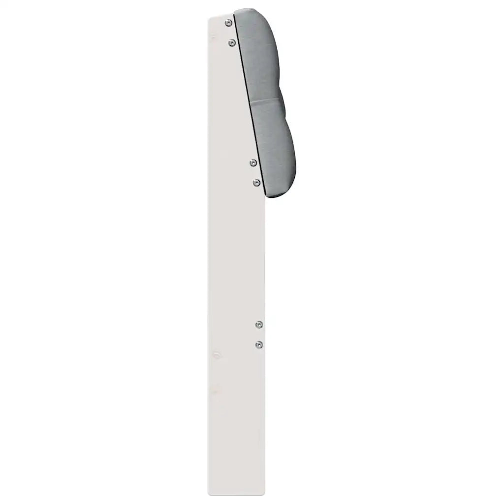 Testiera imbottita Grigio chiaro 90 cm Pino massello