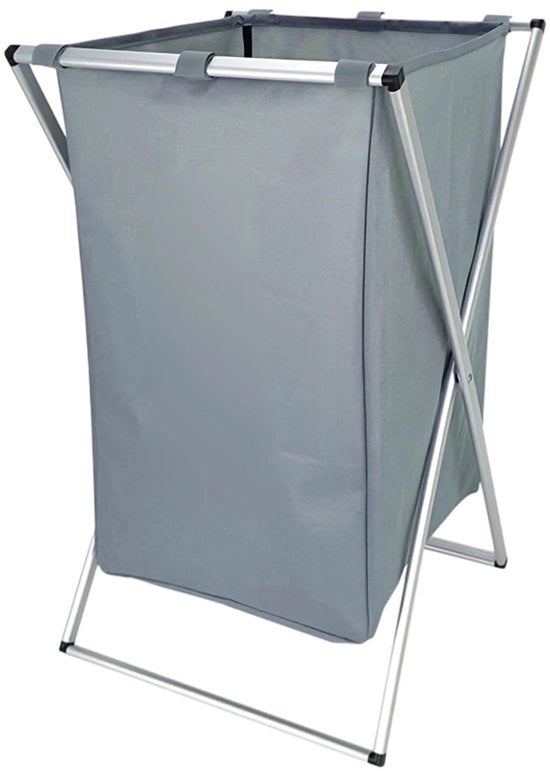 Wasmannino Opvougbile, Wasmannino con struttura in alluminio, idrorepellente, per bagno, camera da letto, 35 x 38 x 60 cm