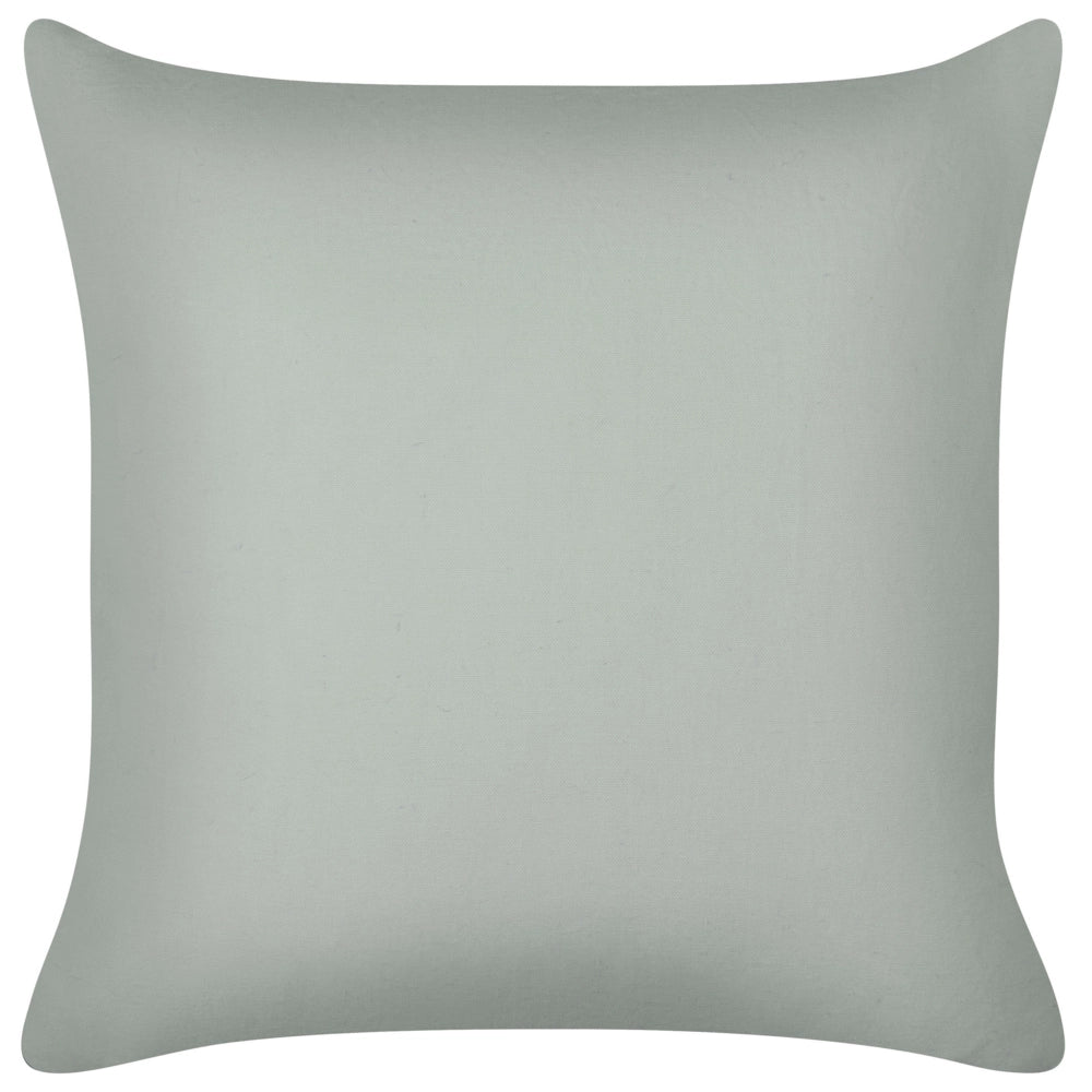 Set di 2 cuscini decorativi verde menta in cotone e poliestere 45 x 45 cm con motivo astratto quadrato, moderno accessorio per la casa.