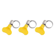 Set 3 pezzi fascette stringitubo in acciaio al carbonio  zincato con