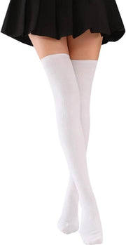 Sokke di ginocchio per donna - 55cm - sokke di fianco - sokke alta con lato ghiaccio - sokke protettive da sole per golf - sokke respiranti, antiscivente, dimagranti per gambe - adatte per uso quotidiano e attività di ruolo
