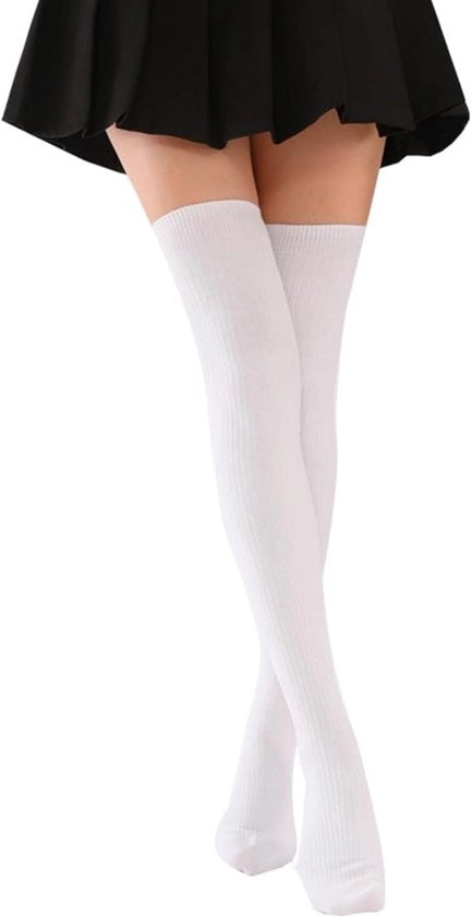 Sokke di ginocchio per donna - 55cm - sokke di fianco - sokke alta con lato ghiaccio - sokke protettive da sole per golf - sokke respiranti, antiscivente, dimagranti per gambe - adatte per uso quotidiano e attività di ruolo