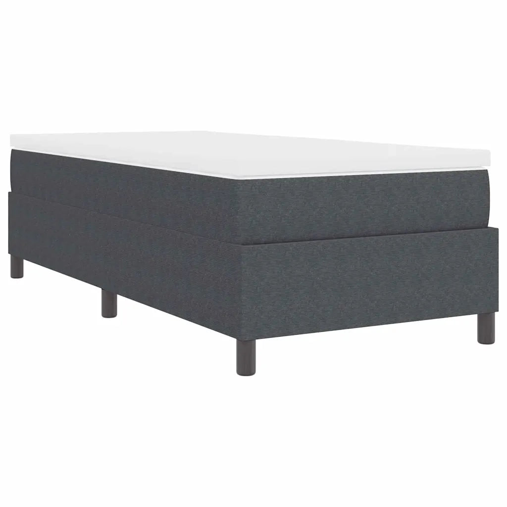 Letto a molle Grigio Scuro e Bianco 80 x 200 cm 3337433