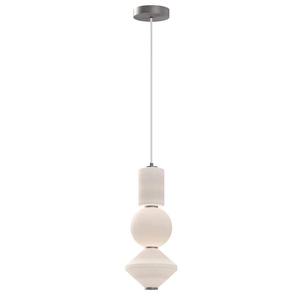 Sospensione LED Bijou Alora Mood vetro opale Ø19,8