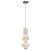 Sospensione LED Bijou Alora Mood vetro opale Ø19,8