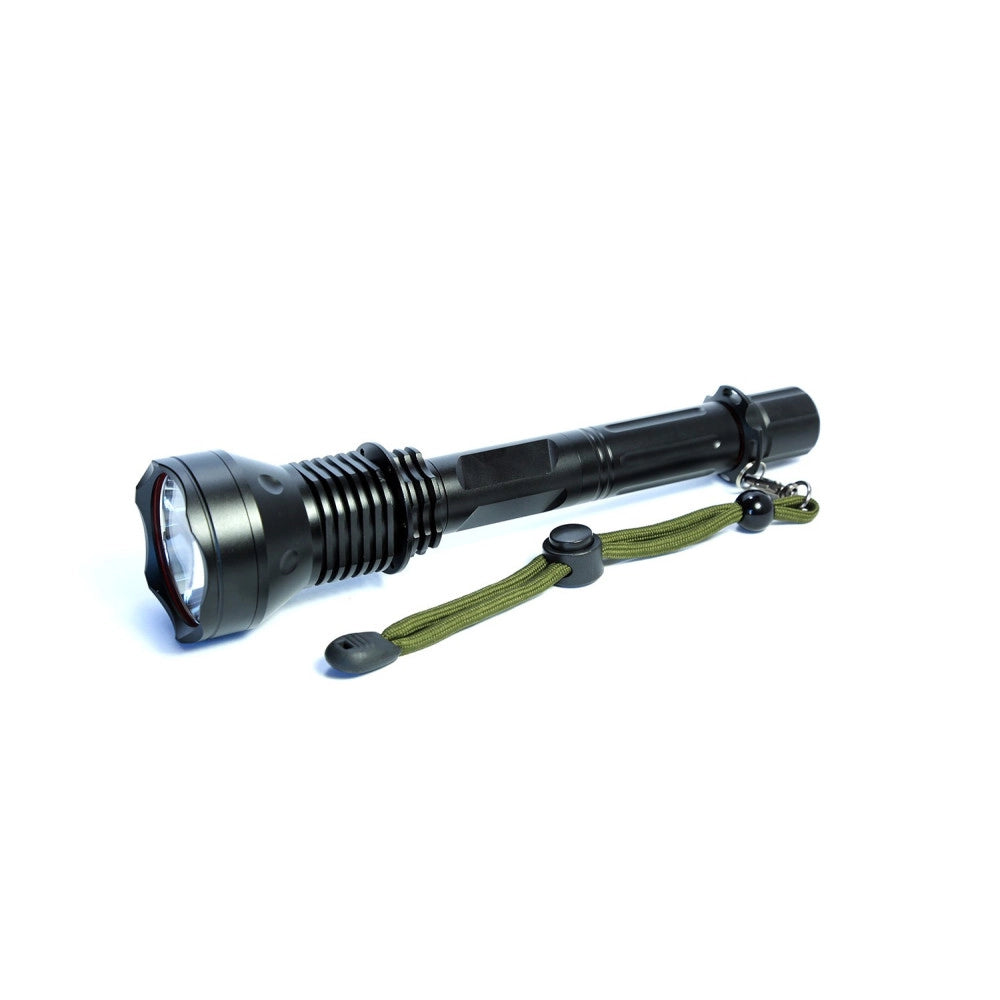 Trade Shop - Torcia Lampada Led Cree T6 Ricaricabile Tattica Impermeabile Con Prolunga Xmlt6 -