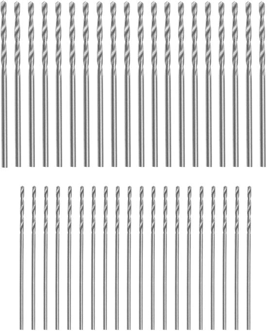 Set di Trapani Mini a Flessibile per HSS - 40 pezzi - per Legno, Plastica e Metallo - Utile e Versatile - Trapano per diversi materiali - Ideale per...