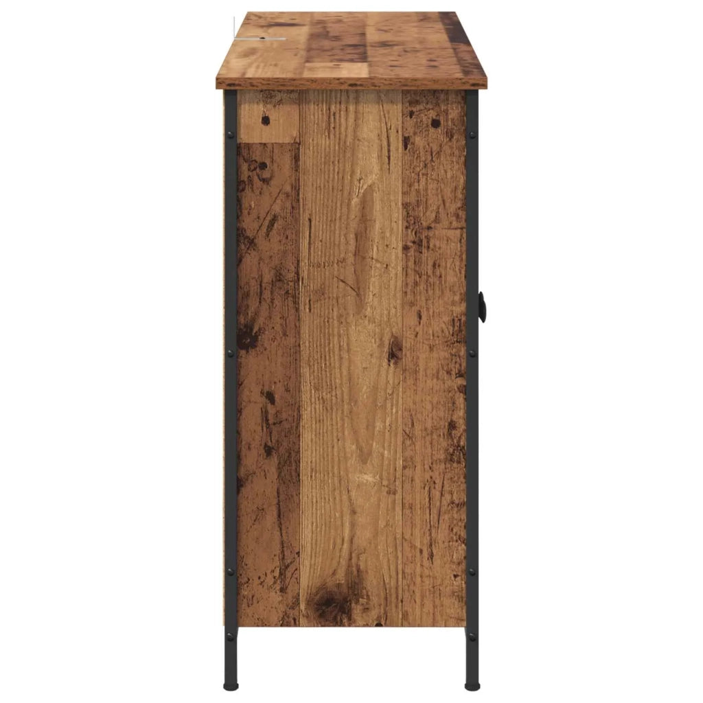 Credenza | Madia | Buffet da pranzo | Armadio da pranzo Legno vecchio 100 x 33 x 75 cm Legno multistrato