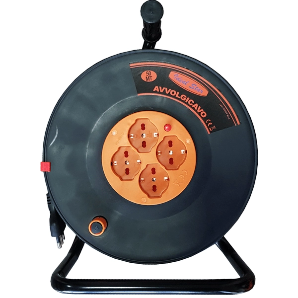 AVVOLGICAVO ELETTRICO IDEAL STAR CON CAVALETTO 15 mt - IDEAL STAR