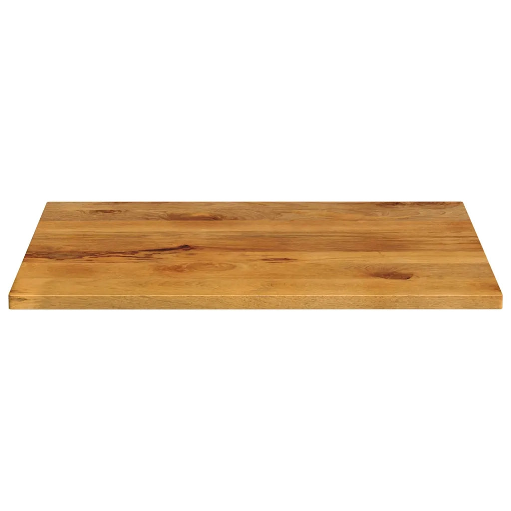 Piano per Tavolo 110x80x2,5cm Rettangolare Legno Massello Mango 371613